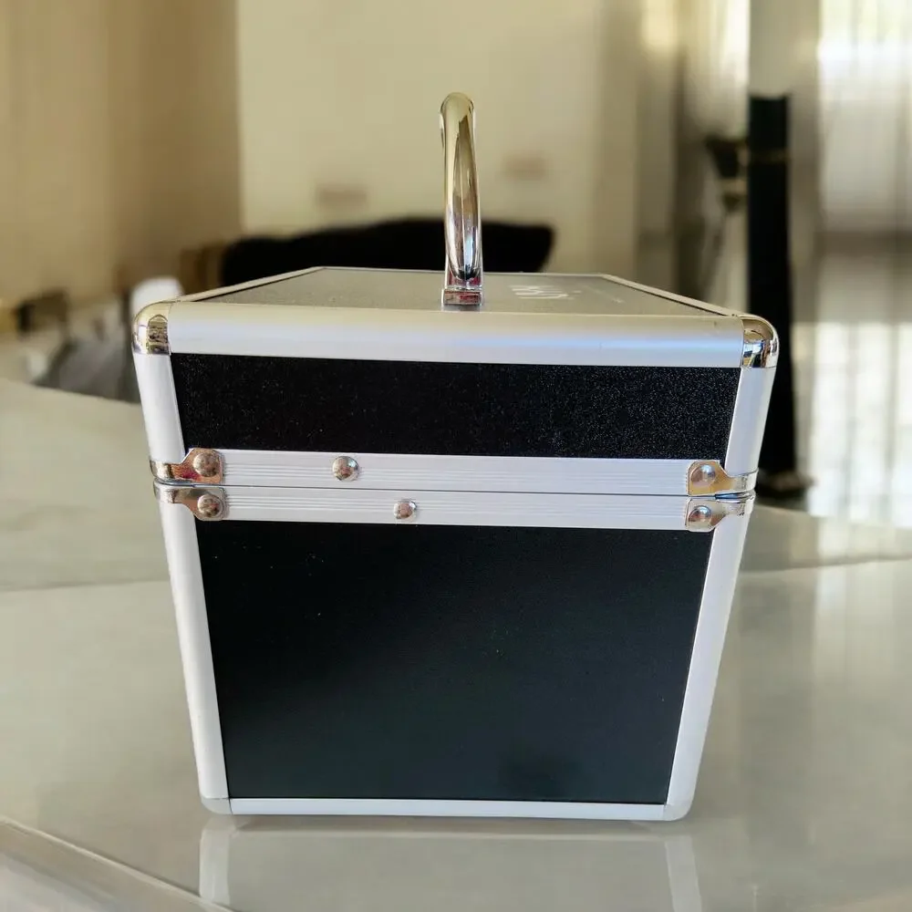 Black & Silver Nyx Professional Makeup Artist Case Mini Metal Box 3 Tier